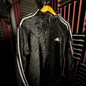 Adidas Black Performance Fleece Jacket